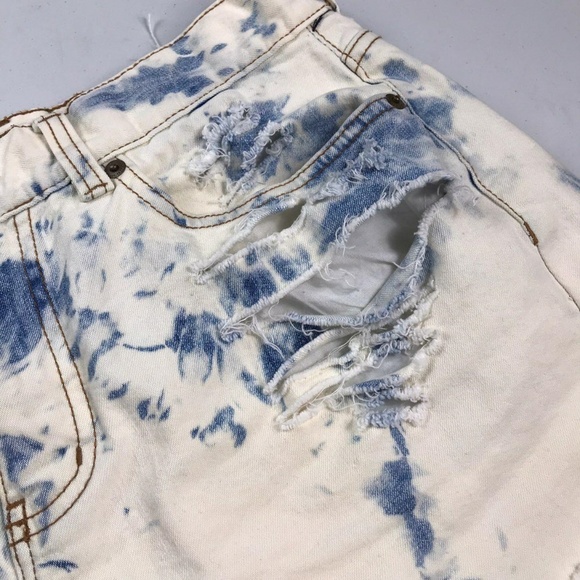 LRL RALPH LAUREN -  Cut-off Ripped Shorts Sz4 Ins 3.5 - Picture 7 of 8